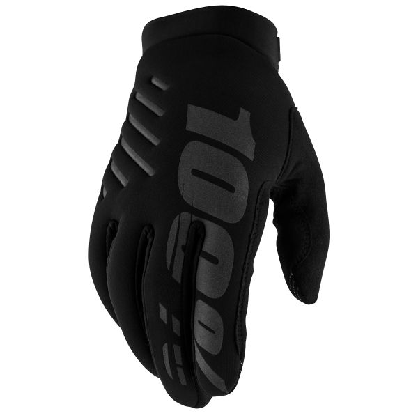 Motorcycle Gloves 100% Brisker Black
