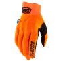 Motorcycle Gloves 100% Cognito Smart Shock Orange Fluo