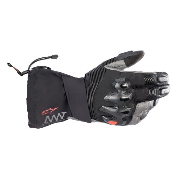 Motorcycle Gloves Alpinestars AMT-10 Drystar XF Winter Black Dark Grey Motorcycle Gloves Alpinestars AMT-10 Drystar XF Winter Black Dark Grey