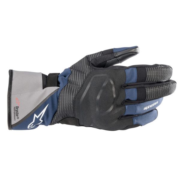 Motorcycle Gloves Alpinestars Andes V3 Drystar Black Dark Blue Glove