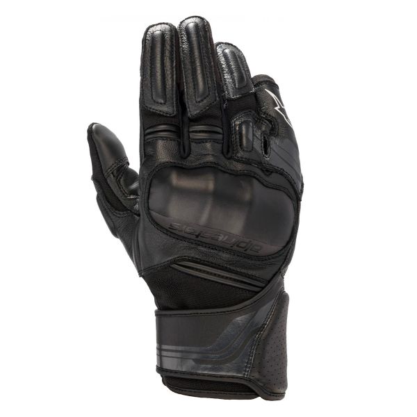 Motorcycle Gloves Alpinestars Booster V2 Black Black Motorcycle Gloves Alpinestars Booster V2 Black Black