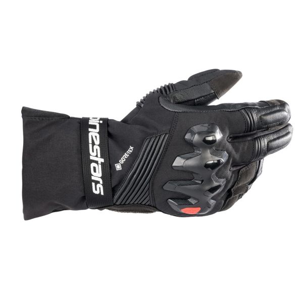 Motorcycle Gloves Alpinestars Boulder Gore-Tex Black Black Motorcycle Gloves Alpinestars Boulder Gore-Tex Black Black
