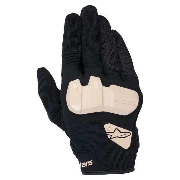 Motorcycle Gloves Alpinestars Chrome V2 Black Almond