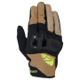 Motorcycle Gloves Alpinestars Chrome V2 Dark Khaki Black
