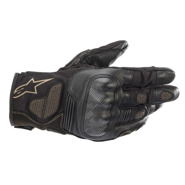 Motorcycle Gloves Alpinestars Corozal V2 Drystar Black Sand Motorcycle Gloves Alpinestars Corozal V2 Drystar Black Sand
