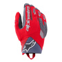Motorcycle Gloves Alpinestars Durack Bright Red Mid Gray