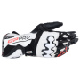 Motorcycle Gloves Alpinestars GP Pro R4 Black White