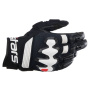 Motorcycle Gloves Alpinestars Halo Black White