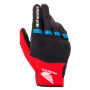 Motorcycle Gloves Alpinestars Honda Copper Black Bright Red Blue