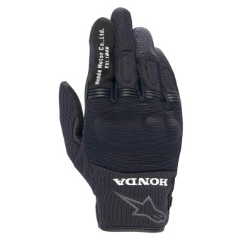 Motorcycle Gloves Alpinestars Honda Copper Black Motorcycle Gloves Alpinestars Honda Copper Black
