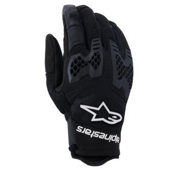 Motorcycle Gloves Alpinestars Manti Air Black White