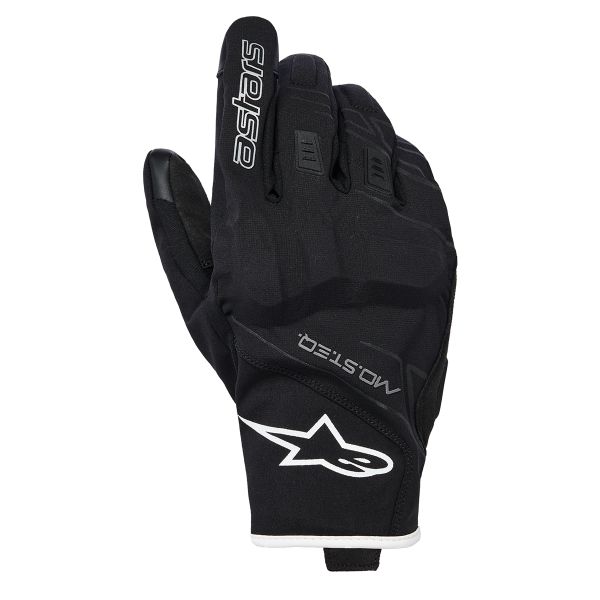 Motorcycle Gloves Alpinestars Moblast WP Black Off White