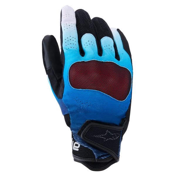 Motorcycle Gloves Alpinestars Mogress Airflow Fading Blue Black