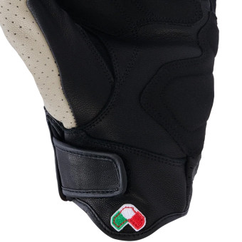 Alpinestars Mustang V3 Leather Aluminium Black