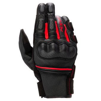 Motorcycle Gloves Alpinestars Phenom Black Bright Red Motorcycle Gloves Alpinestars Phenom Black Bright Red