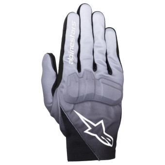Motorcycle Gloves Alpinestars Reef V2 Mid Gray Black White
