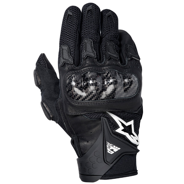 Motorcycle Gloves Alpinestars SMX-2 Air Carbon Black
