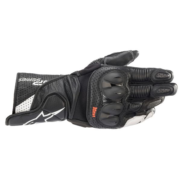 Motorcycle Gloves Alpinestars SP-2 V3 Black White Motorcycle Gloves Alpinestars SP-2 V3 Black White