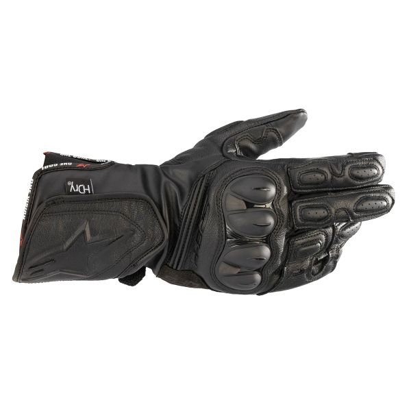 Motorcycle Gloves Alpinestars SP-8 Hdry Black Black