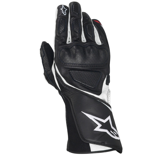 Motorcycle Gloves Alpinestars SP-8 Sport Black White