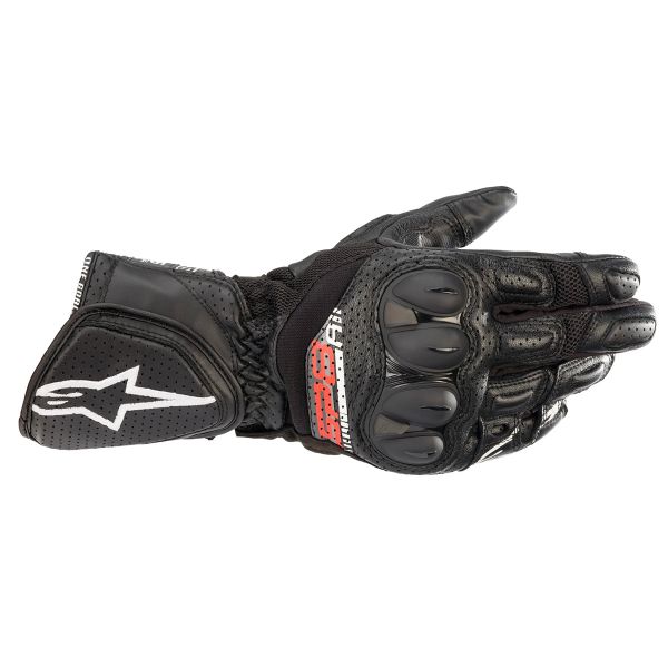 Motorcycle Gloves Alpinestars SP-8 V3 Air Black Motorcycle Gloves Alpinestars SP-8 V3 Air Black