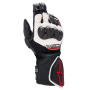 Motorcycle Gloves Alpinestars SP-8 V3 Air Black White Bright Red