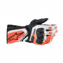 Motorcycle Gloves Alpinestars SP-8 V3 Black White Red Fluo