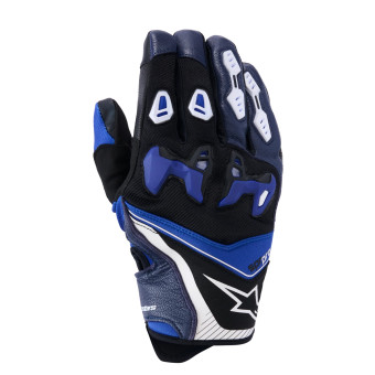 Motorcycle Gloves Alpinestars SP-R Pro Bright Blue Navy White
