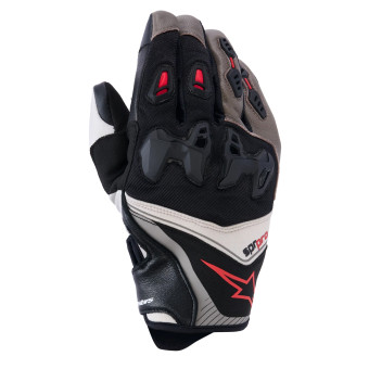 Motorcycle Gloves Alpinestars SP-R Pro Walnut Mastic Black