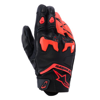 Motorcycle Gloves Alpinestars SP-R Tech Black Red Fluo