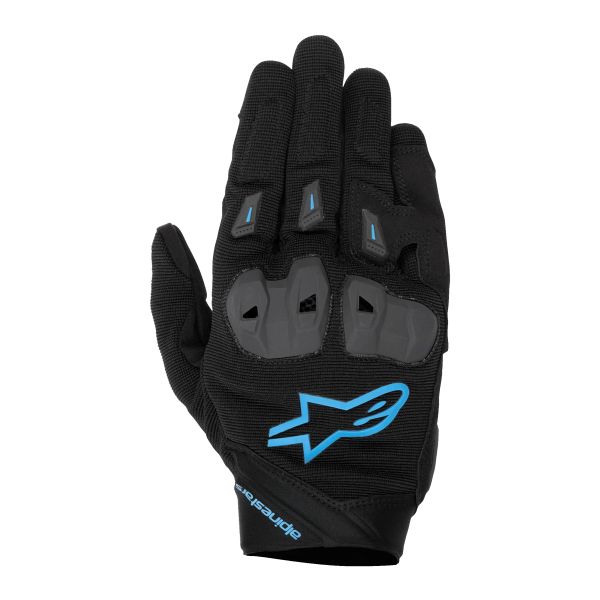 Motorcycle Gloves Alpinestars SP X 1 Black Blue Motorcycle Gloves Alpinestars SP X 1 Black Blue