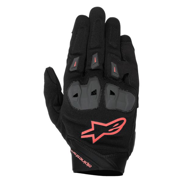 Motorcycle Gloves Alpinestars SP X 1 Black Red Fluo Motorcycle Gloves Alpinestars SP X 1 Black Red Fluo