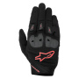 Motorcycle Gloves Alpinestars SP X 1 Black Red Fluo