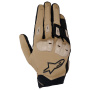 Motorcycle Gloves Alpinestars SP X 3 Dark Khaki Sand Black