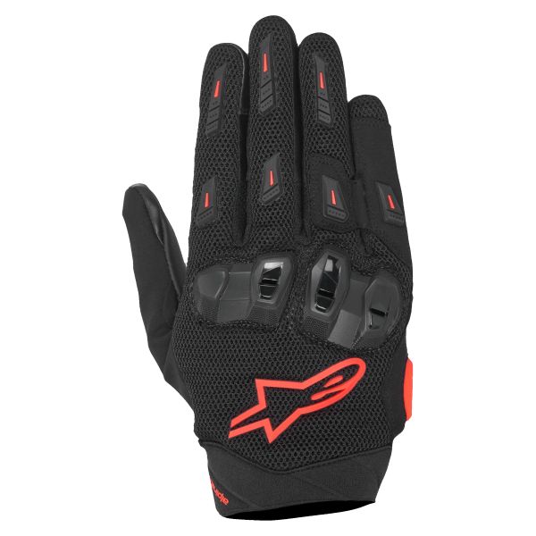 Motorcycle Gloves Alpinestars SP X 5 Air Black Red Fluo