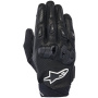 Motorcycle Gloves Alpinestars SP X 7 Black White