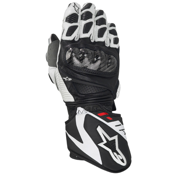 Motorcycle Gloves Alpinestars SP-1 Sport Black White