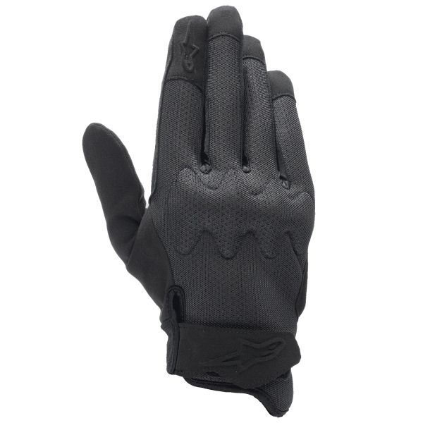 Motorcycle Gloves Alpinestars Stated Air Black Black