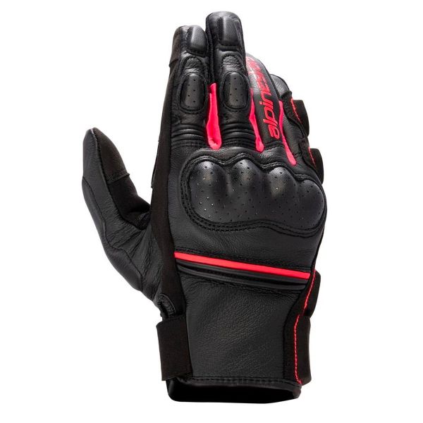Motorcycle Gloves Alpinestars Stella Phenom Black Diva Pink