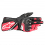 Motorcycle Gloves Alpinestars Stella SP-8 V3 Black White Diva Pink