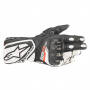 Motorcycle Gloves Alpinestars Stella SP-8 V3 Black White