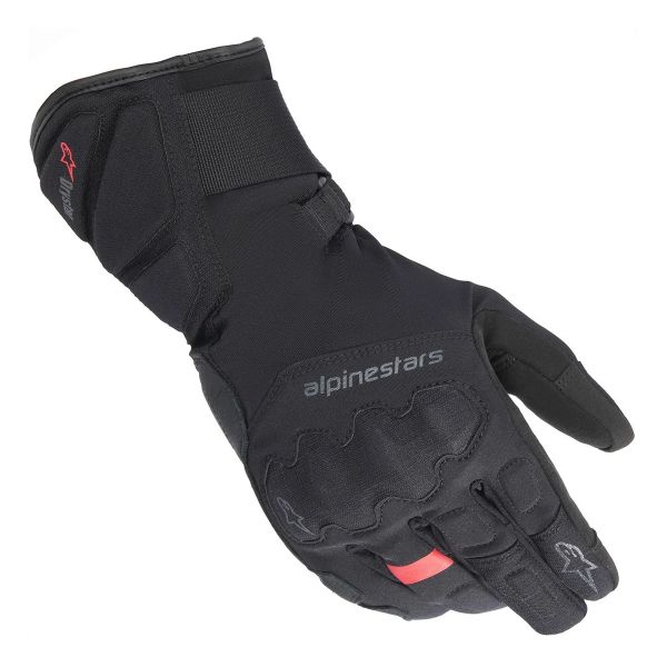 Motorcycle Gloves Alpinestars Tourer W-7 V2 Drystar Black Motorcycle Gloves Alpinestars Tourer W-7 V2 Drystar Black