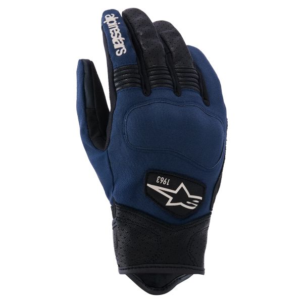 Motorcycle Gloves Alpinestars Tracker Gloves Dark Blue Black