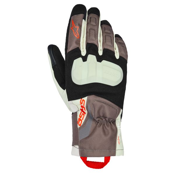 Motorcycle Gloves Alpinestars XT-3 Drystar Insulated Dark Brown Sand Black