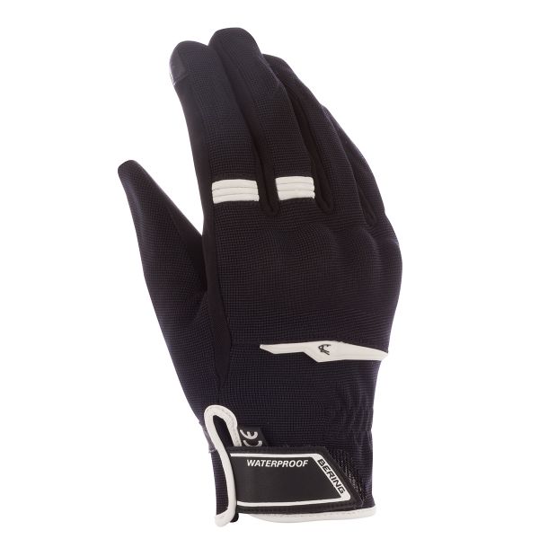 Motorcycle Gloves Bering Lady Borneo Black White