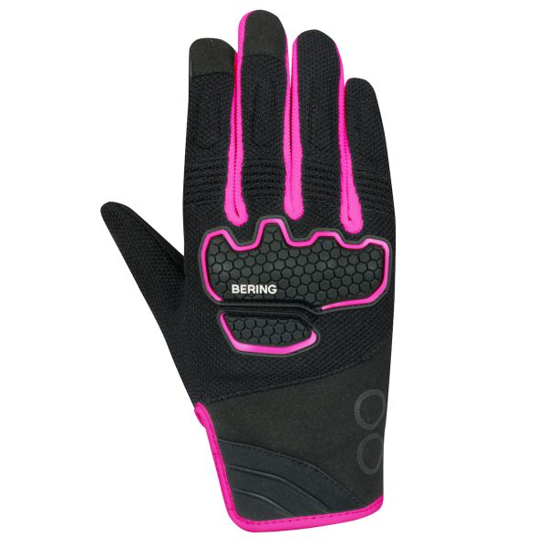 Motorcycle Gloves Bering Lady Breeze Black Fuschia