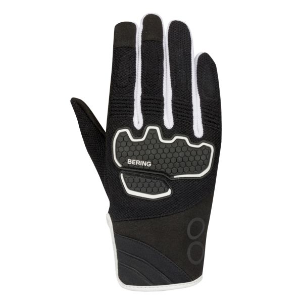 Motorcycle Gloves Bering Lady Breeze Black White Motorcycle Gloves Bering Lady Breeze Black White