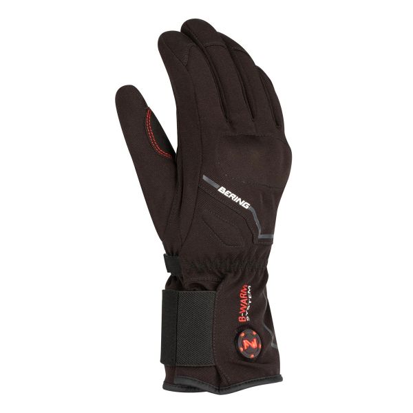 Motorcycle Gloves Bering Lady Breva Heat Black