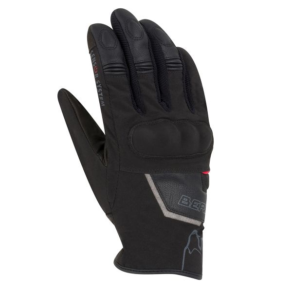 Motorcycle Gloves Bering Lady Gourmy Black Motorcycle Gloves Bering Lady Gourmy Black
