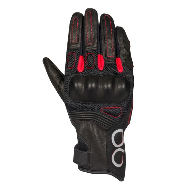 Motorcycle Gloves Bering Lady Pitts Black Red